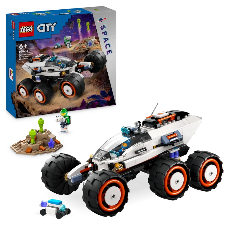 LEGO City 60431 – Vesmírne vozidlo a výskum vesmírneho života